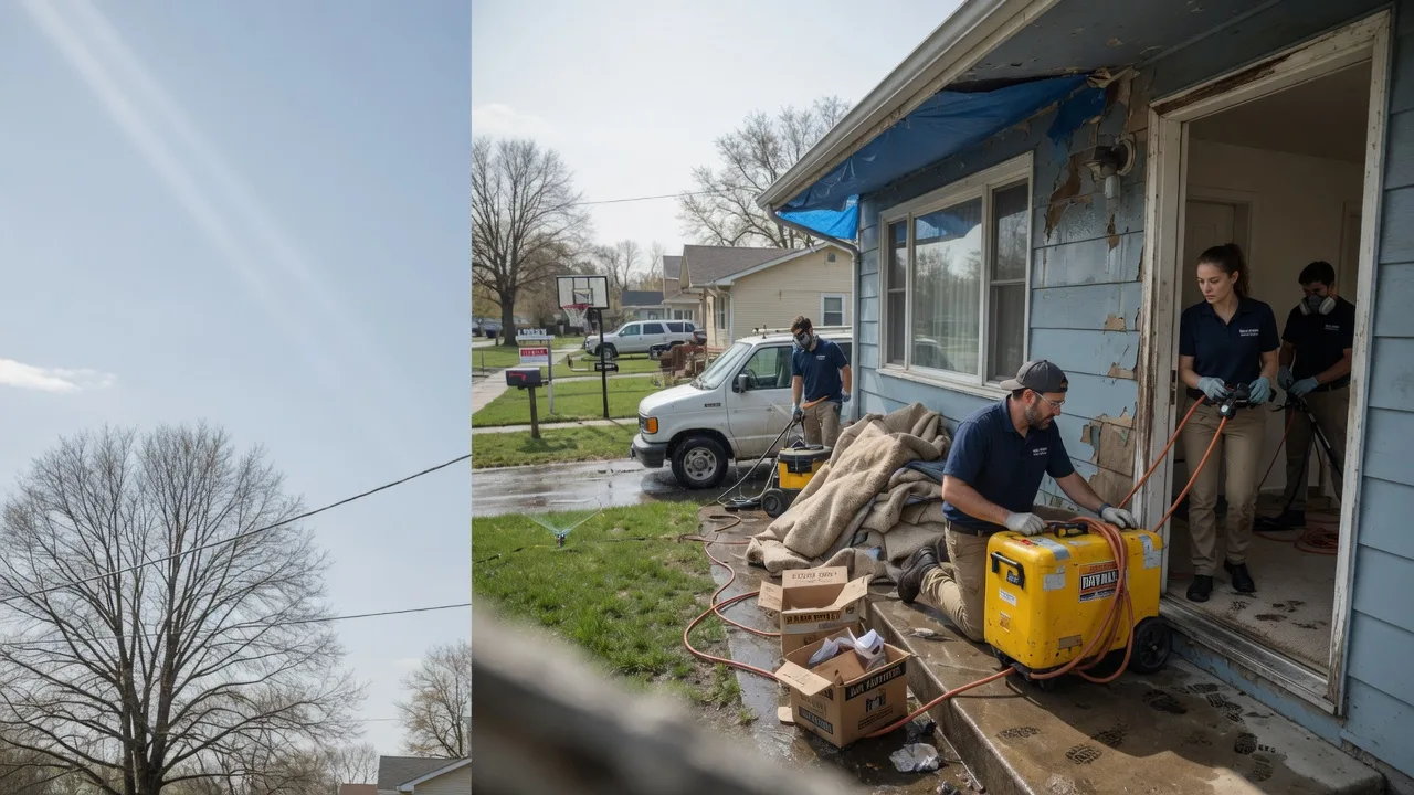 Basement Flood Cleanup in S Coffeyville, OK near me